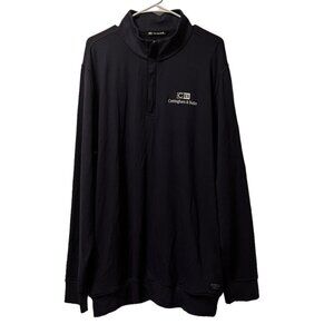 Travis‎ Mathew Sweater Mens Size XL Blue 1/4 Zip Performance Athleisure Golf